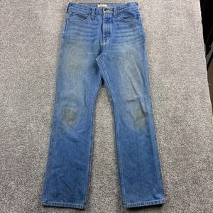 Blue Ranchwear Western Jeans Mens 32x32 Blue Denim Straight Leg Workwear Cowboy